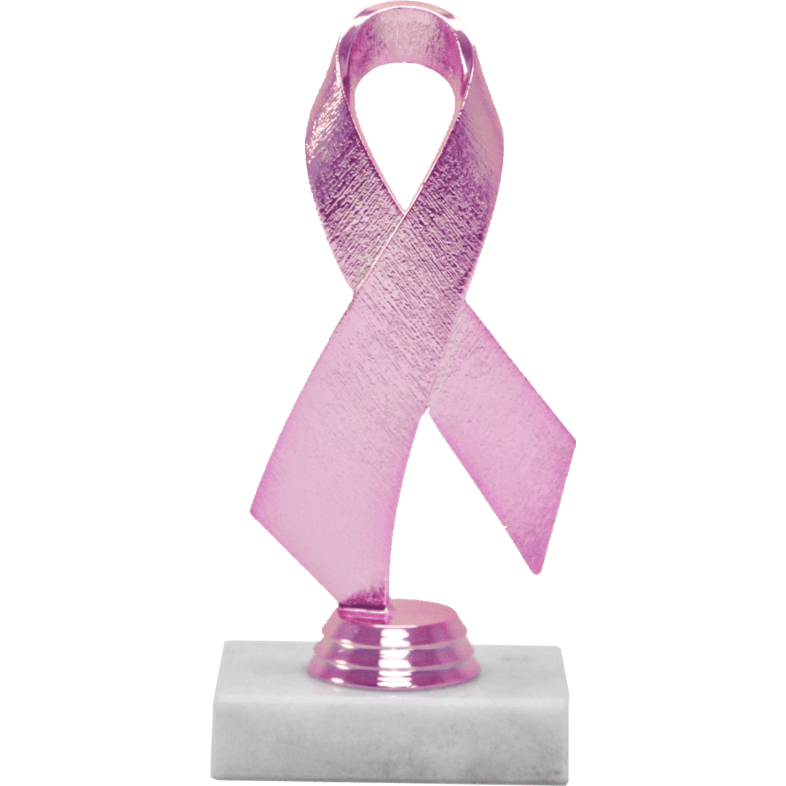 Pink Awareness Ribbon Trophy | Alliance Awards LLC.