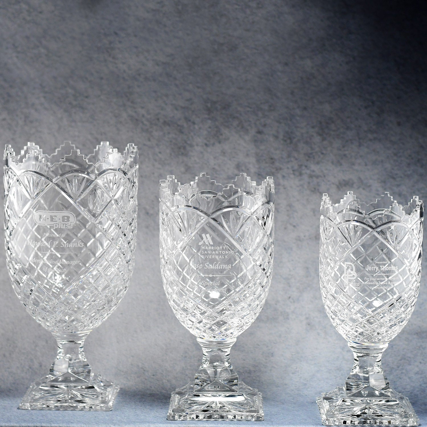 Crystal Cup With Scalloped Edge | Alliance Awards LLC.