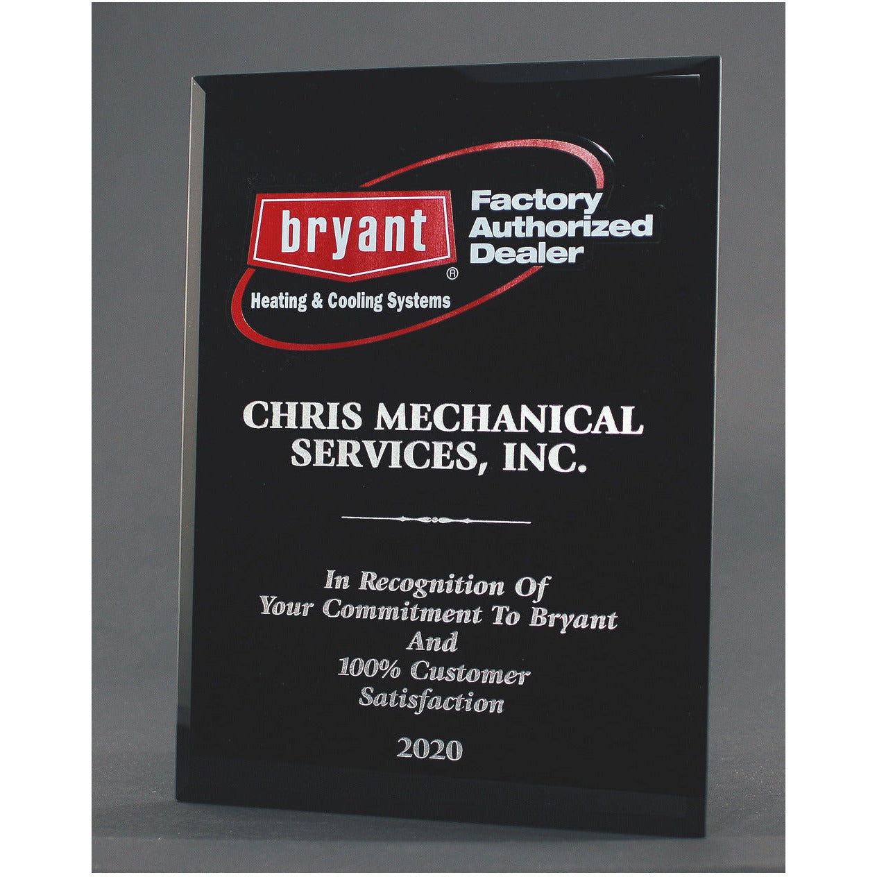 Ebony Piano Finish Plaque | Alliance Awards LLC.