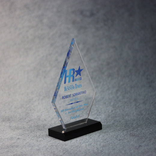 Acrylic Diamond On Ebony Base | Alliance Awards LLC.