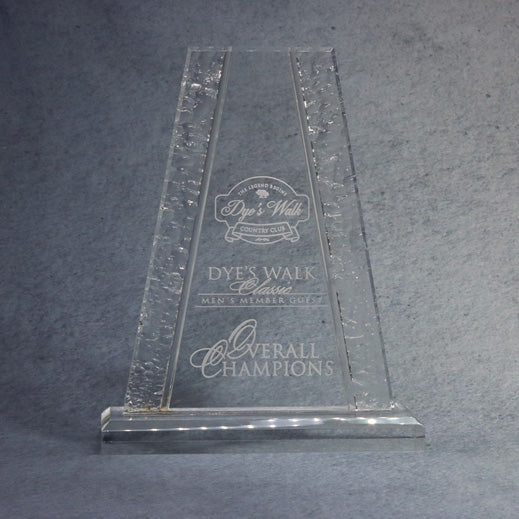 Acrylic Tower With Crinkle Edge | Alliance Awards LLC.