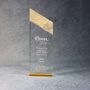 Acrylic Carved Tower | Alliance Awards LLC.