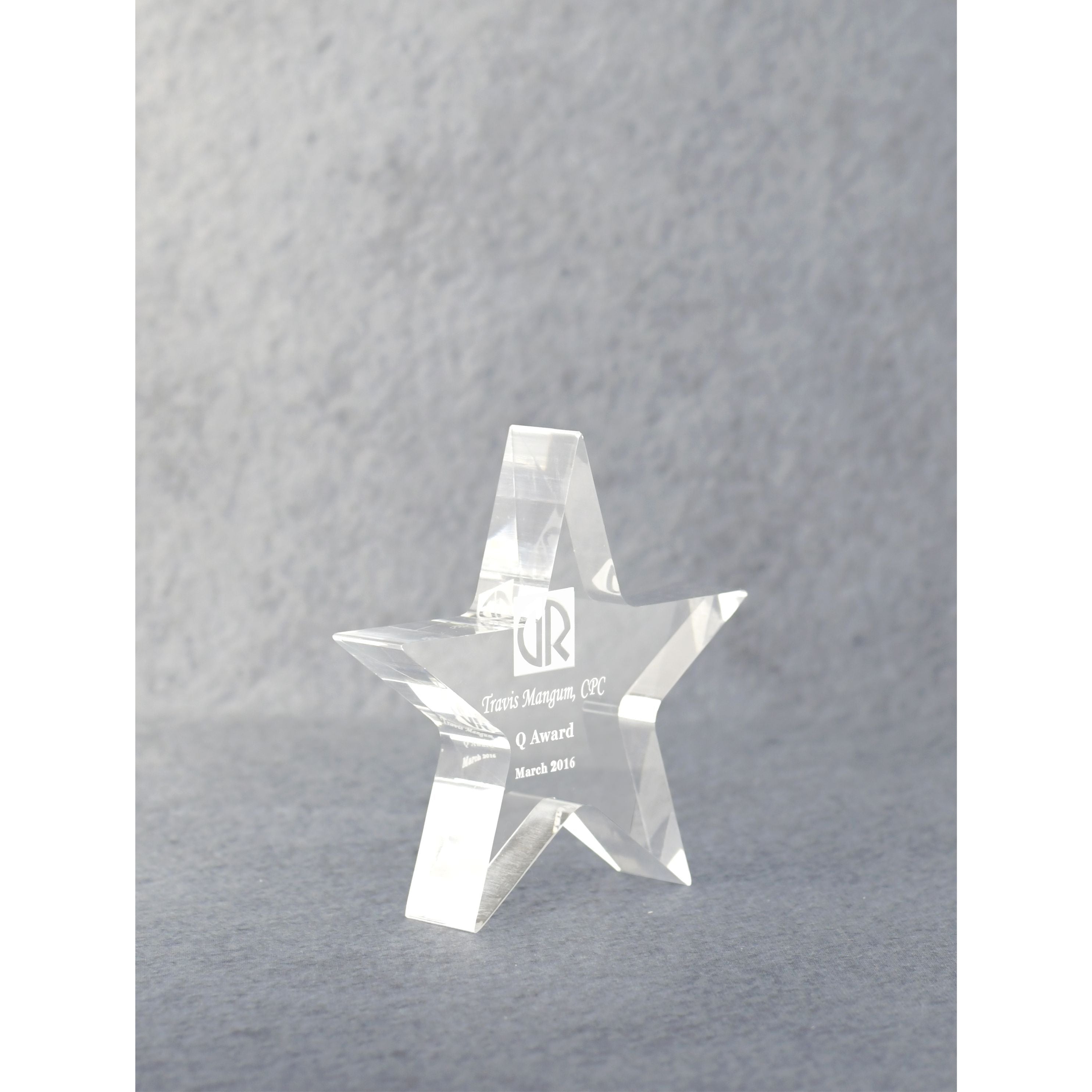 Acrylic Star Performer Paperweight | Alliance Awards LLC.