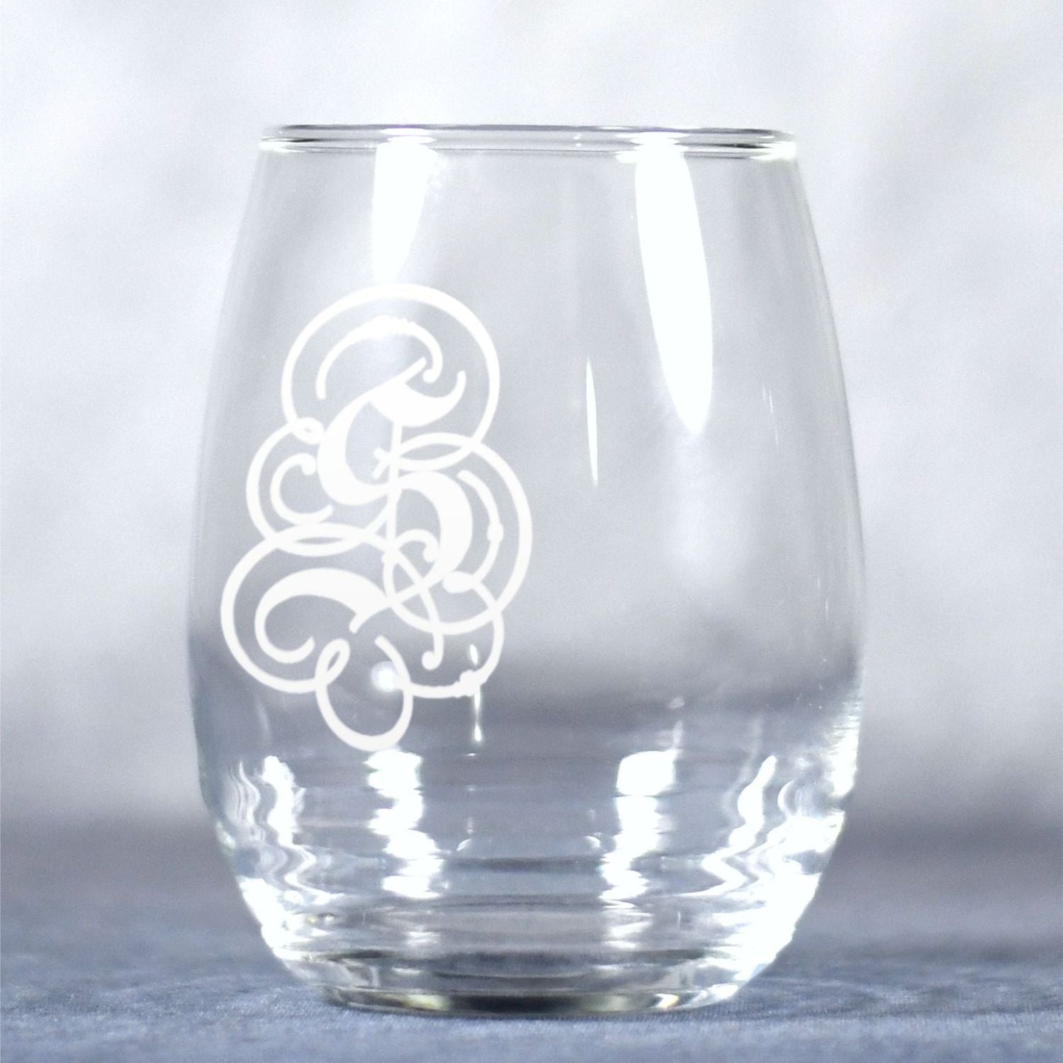 Barware Stemless Wine Glass - Set Of 2 | Alliance Awards LLC.
