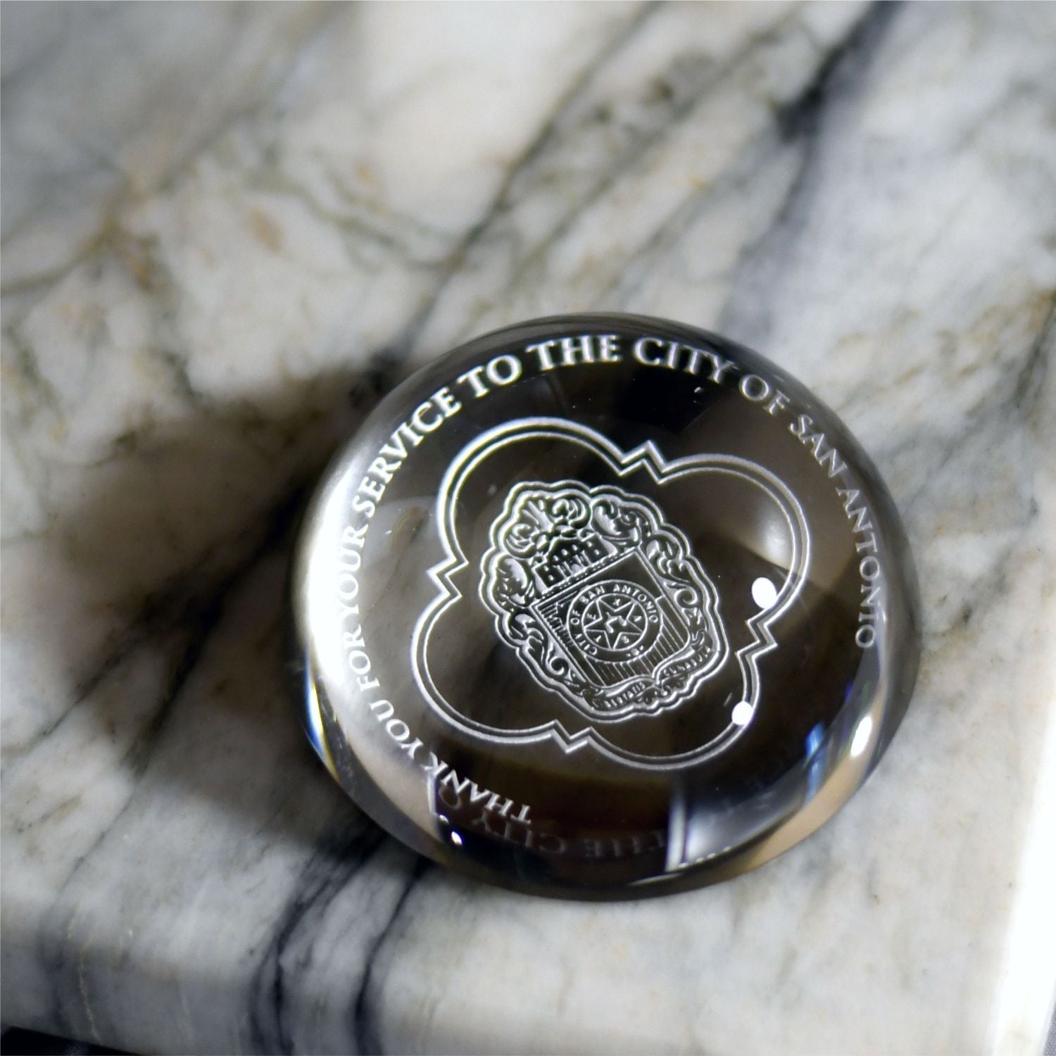 Crystal Paperweight - High Profile Dome | Alliance Awards LLC.