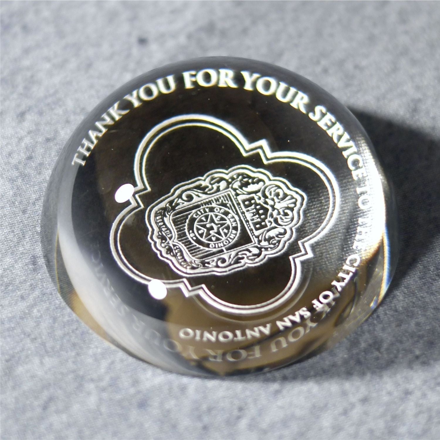 Crystal Paperweight - High Profile Dome | Alliance Awards LLC.