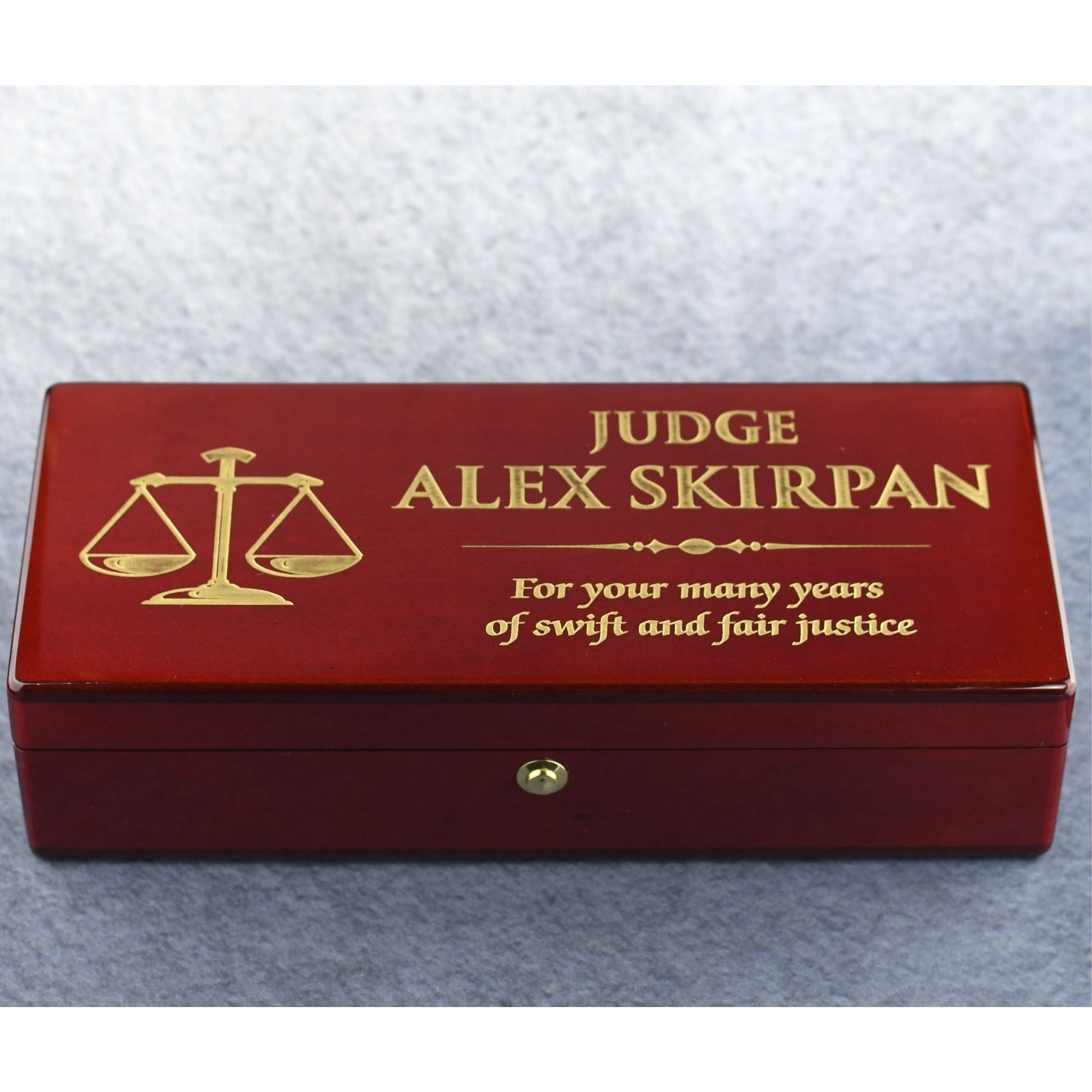 Rosewood Gavel And Case | Alliance Awards LLC.