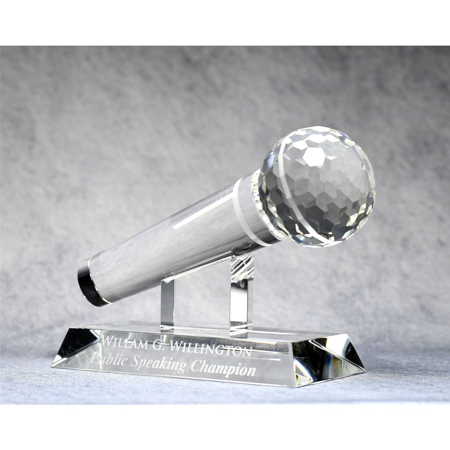 Crystal Microphone | Alliance Awards LLC.