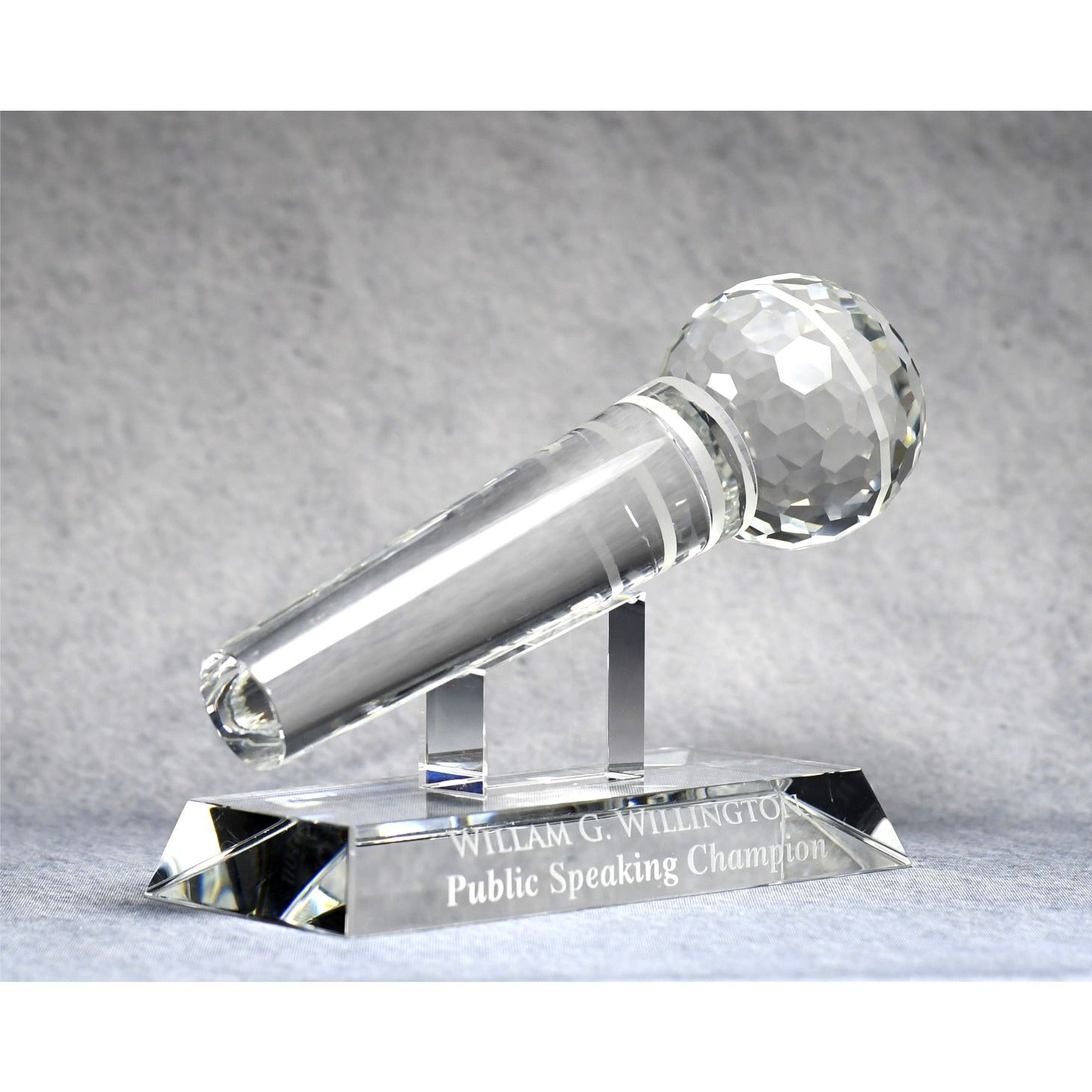 Crystal Microphone | Alliance Awards LLC.