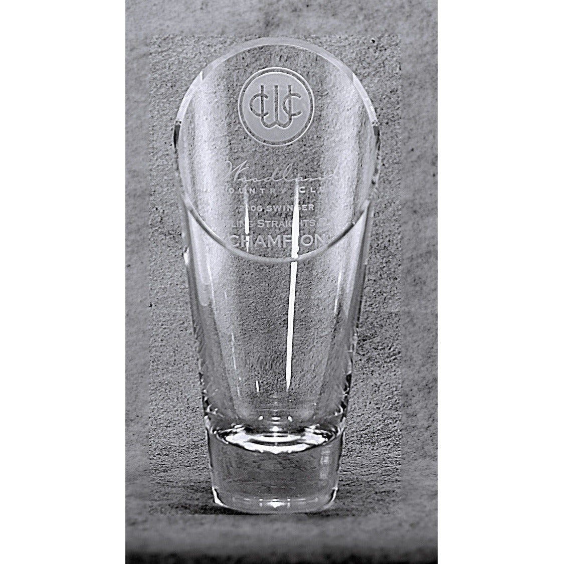 Slant Top Glass Vase | Alliance Awards LLC.