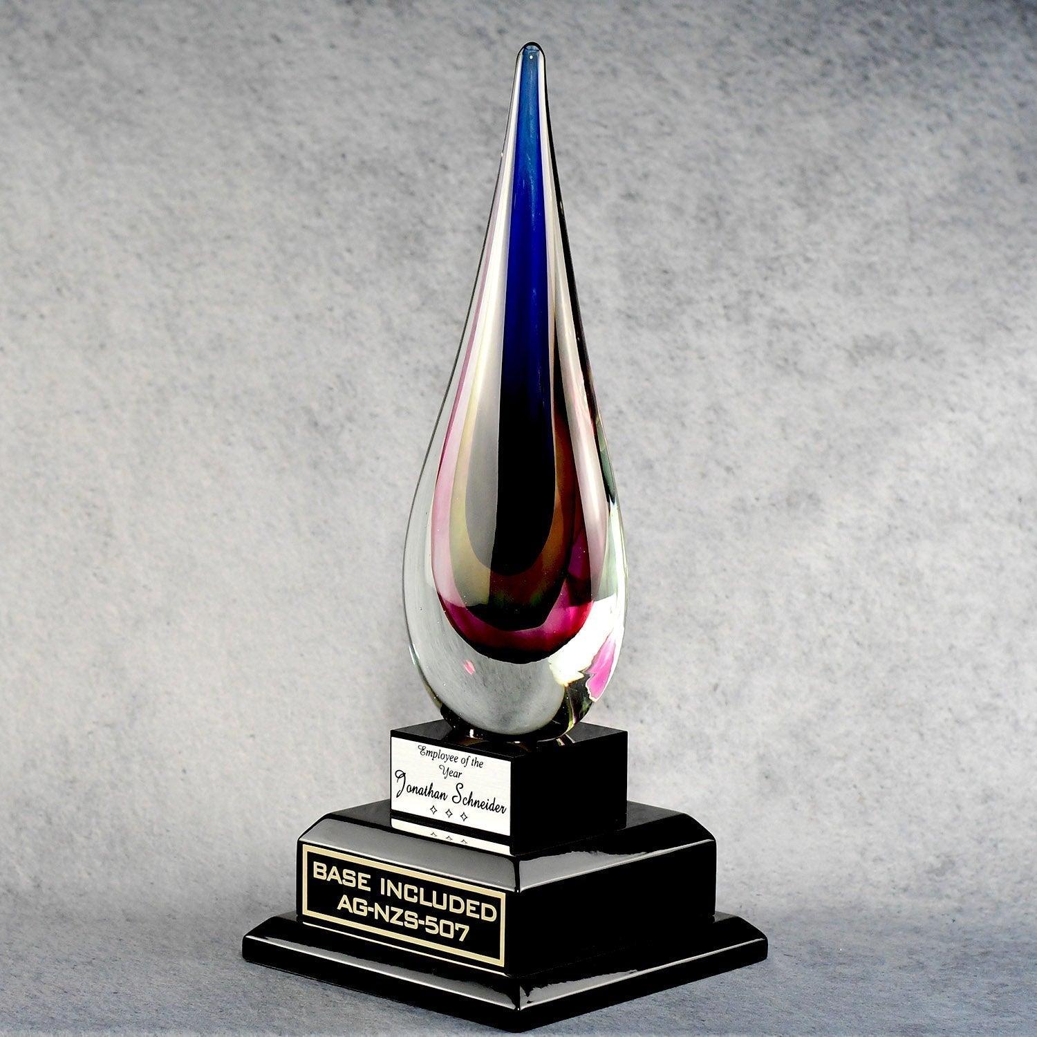 Rainbow Flame Teardrop | Alliance Awards LLC.