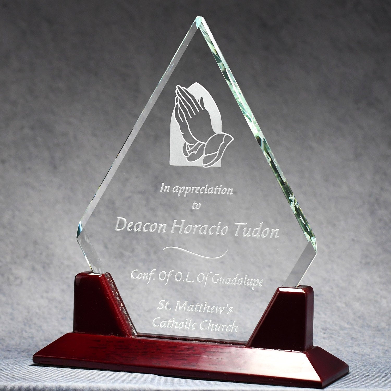 Simplex Clear Crystal Diamond | Alliance Awards LLC.