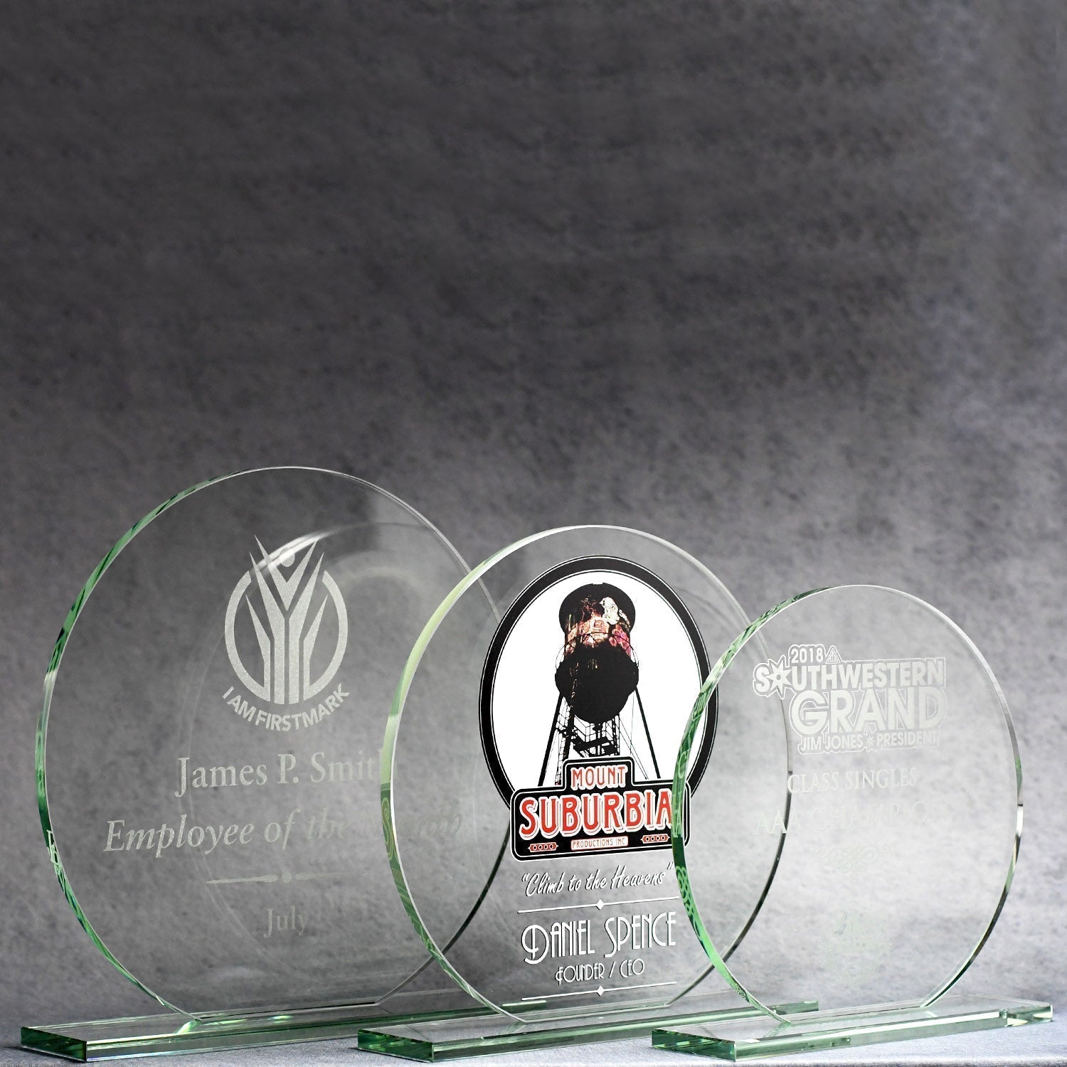 Economy Jade Crystal Circle | Alliance Awards LLC.