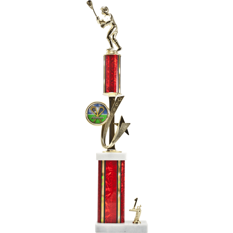 Exclusive Shooting Star Spinner Riser Two-Tier Trophy | Alliance Awards LLC.