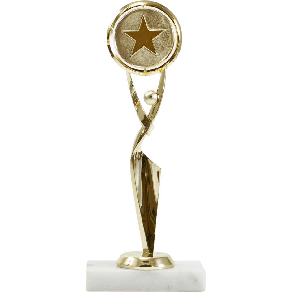 Modern Achievement Figure With Spinning Mylar Holder Trophy | Alliance Awards LLC.