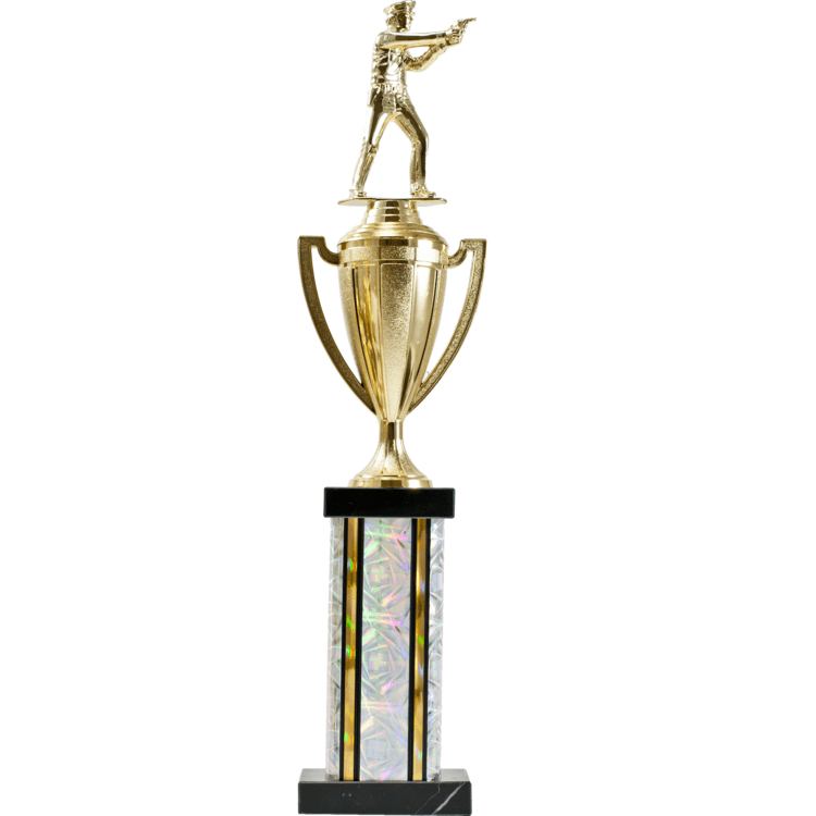 Cup Series Rectangle Column Trophy | Alliance Awards LLC.