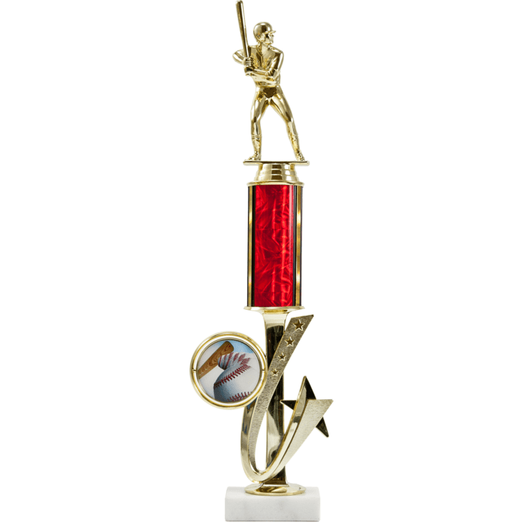 Exclusive Shooting Star Spinner Riser Round Column Trophy | Alliance Awards LLC.