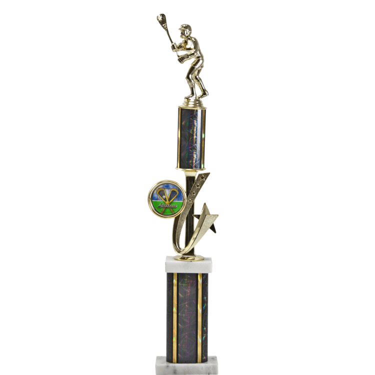 Dual Column Trophy With Riser | Alliance Awards LLC.