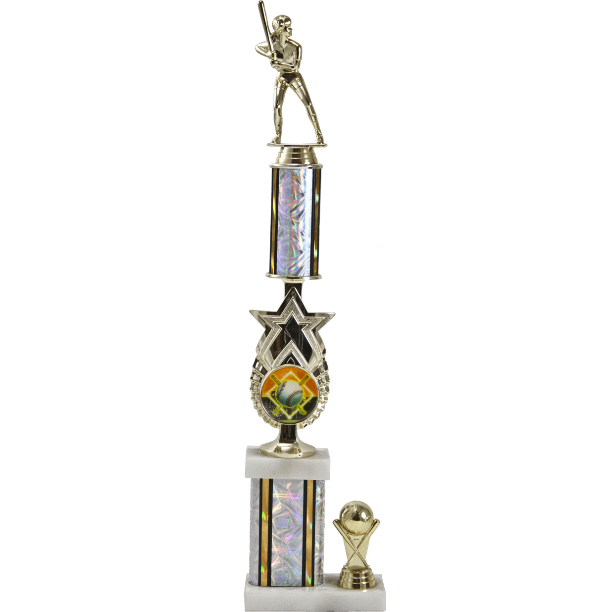 Two-Tier Trophy With Star Riser | Alliance Awards LLC.