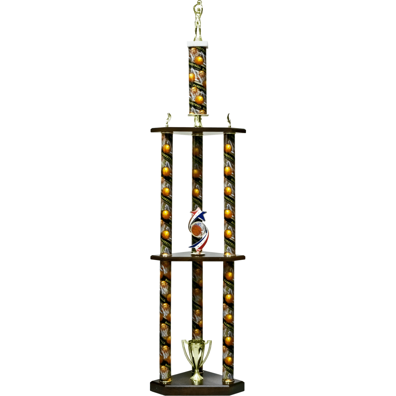 Three-Tier Three Pillar Trophy | Alliance Awards LLC.