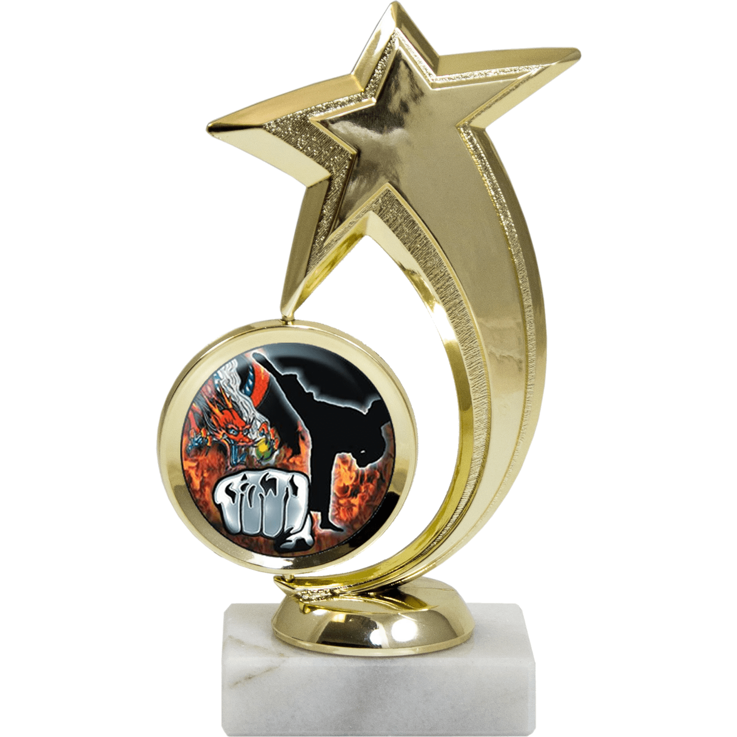 Gold Shooting Star Award With Insert | Alliance Awards LLC.