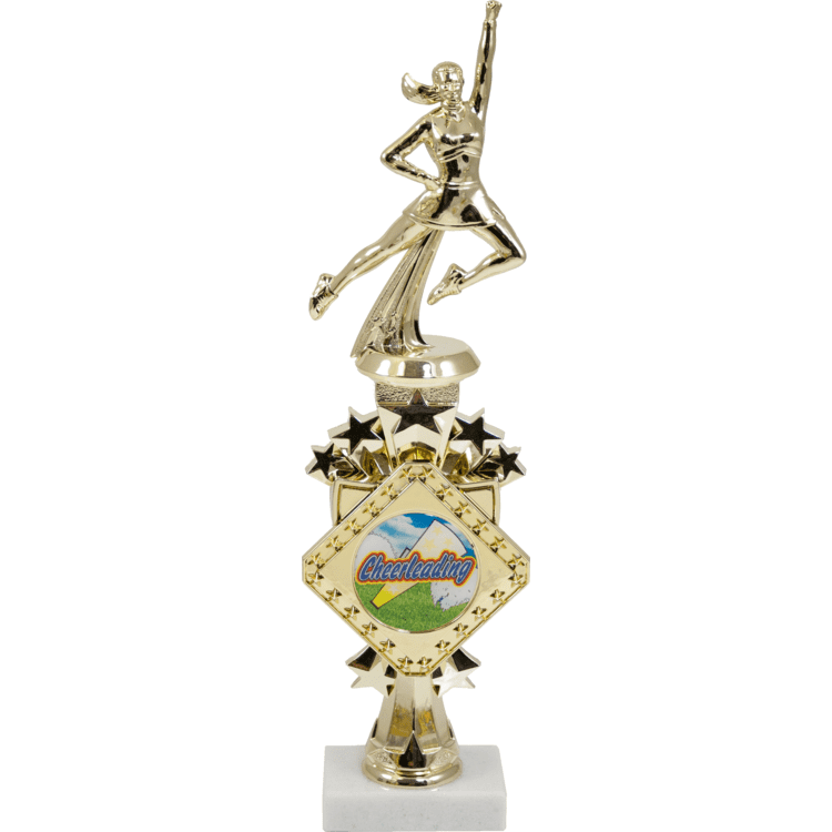 Diamond Series Riser Trophy On A Marble Base | Alliance Awards LLC.