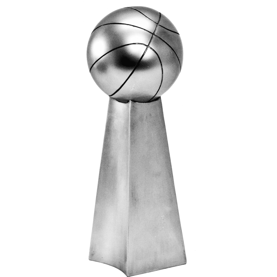Silver Basketball Sport Tower | Alliance Awards LLC.