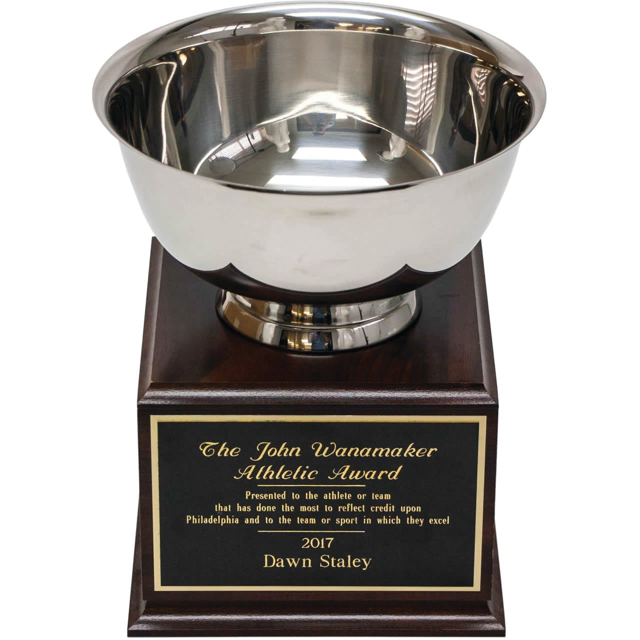 Silver Bowl On Box Base | Alliance Awards LLC.