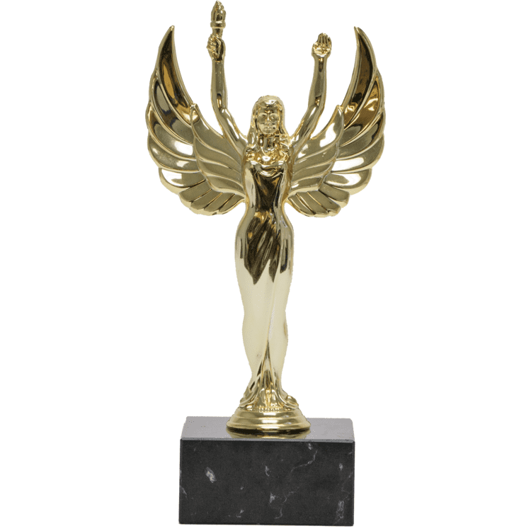 Champions Series Trophy On Black Marble Base | Alliance Awards LLC.