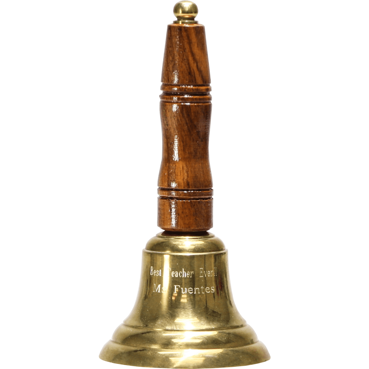 Brass Bell With Wood Handle | Alliance Awards LLC.
