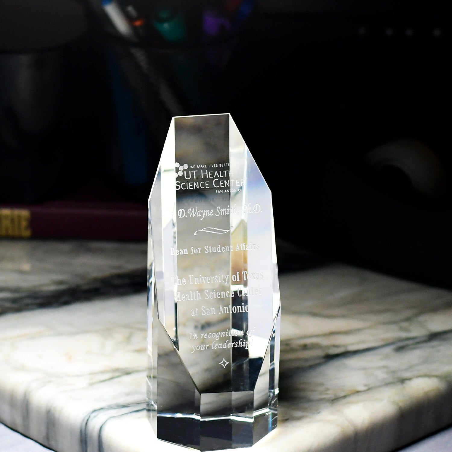 Crystal Octagon Tower | Alliance Awards LLC.
