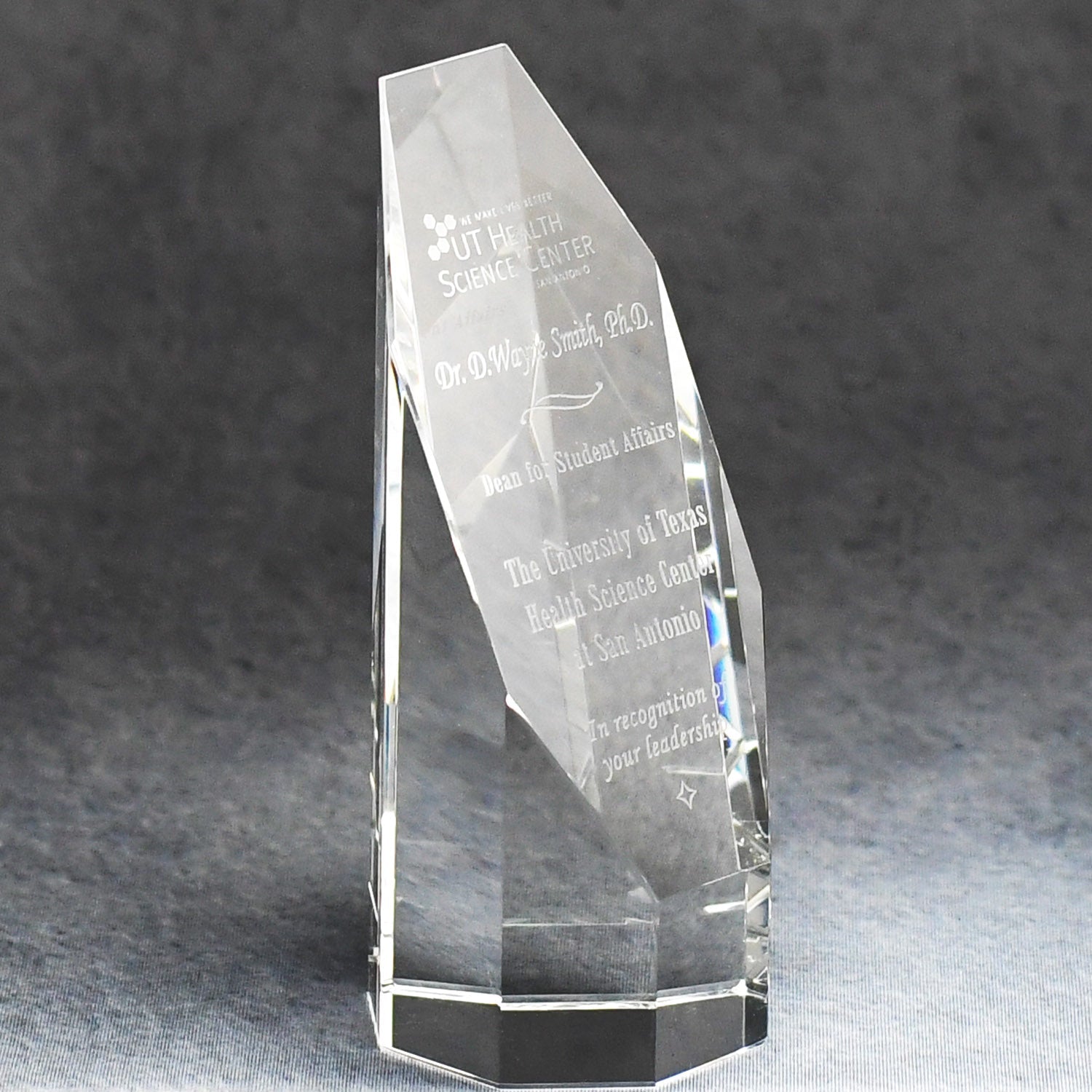 Crystal Octagon Tower | Alliance Awards LLC.