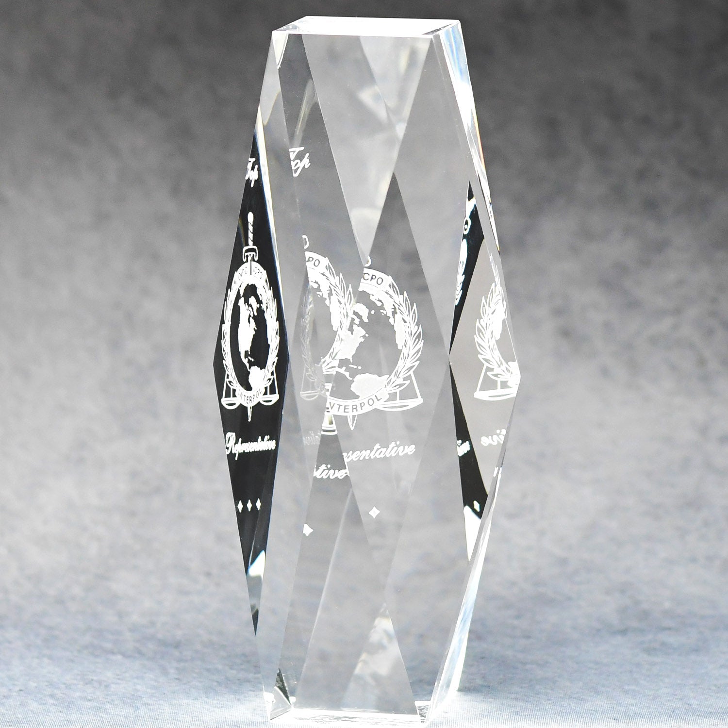 Multi-Faceted Optic Crystal Tower | Alliance Awards LLC.