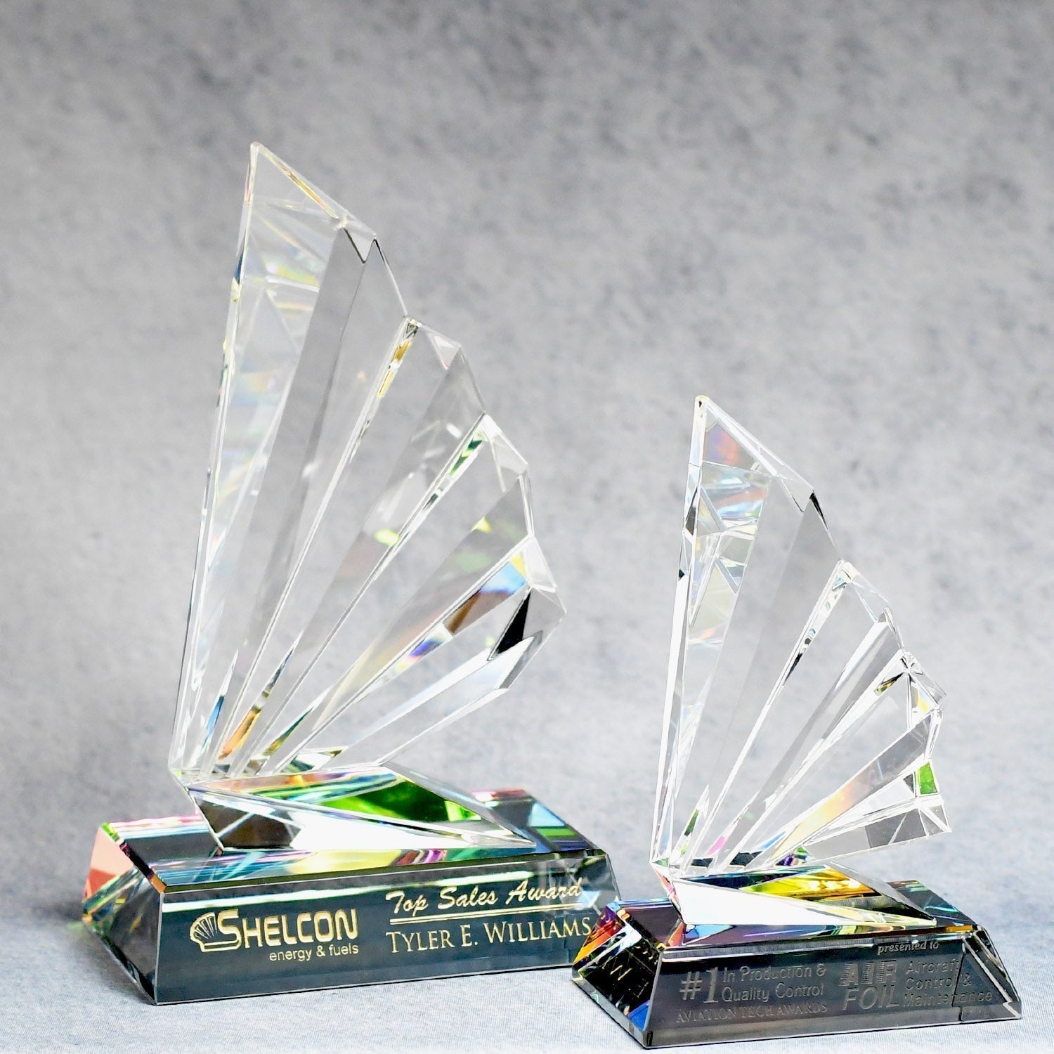 Fanfare Spectra Color Crystal | Alliance Awards LLC.