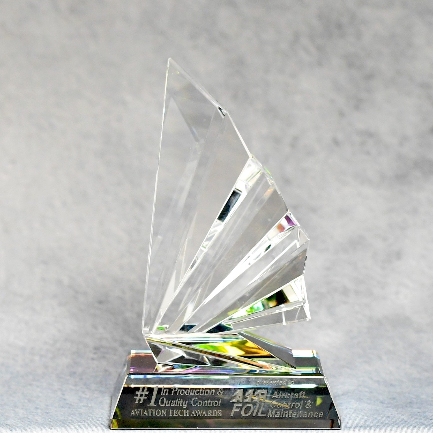 Fanfare Spectra Color Crystal | Alliance Awards LLC.