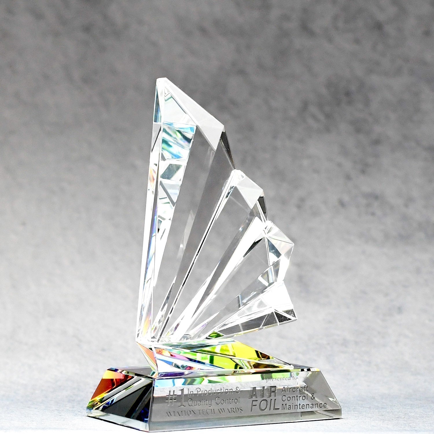 Fanfare Spectra Color Crystal | Alliance Awards LLC.