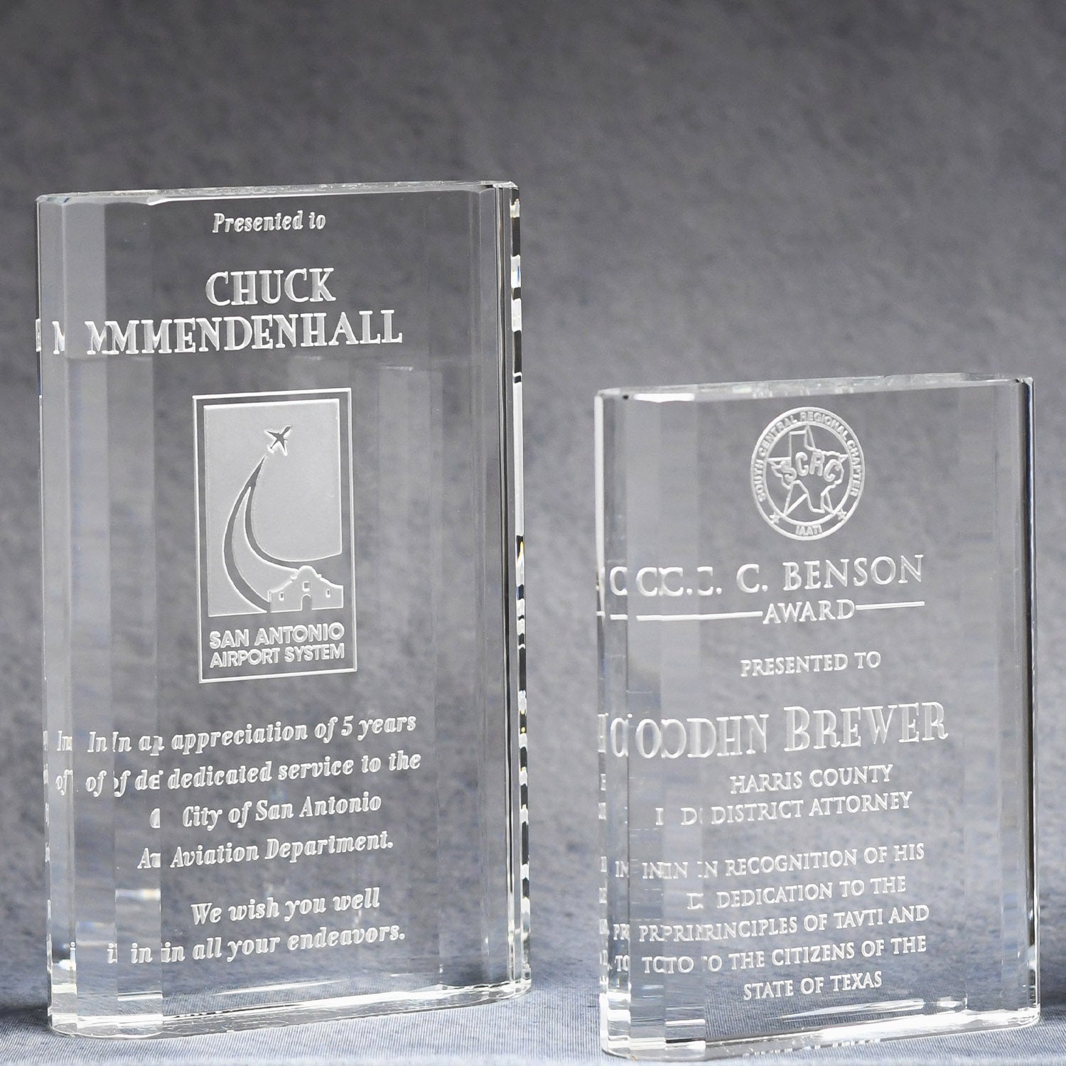 Optic Crystal Merit Award | Alliance Awards LLC.