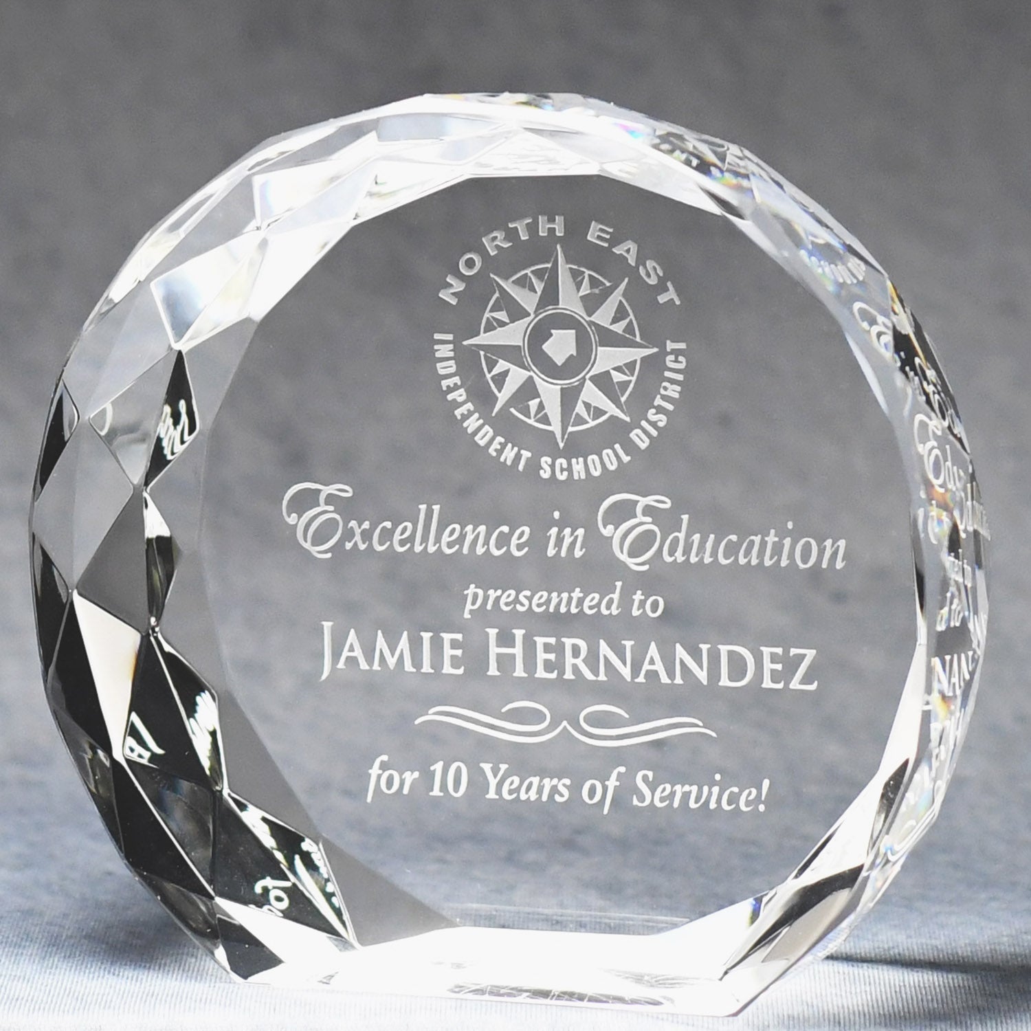 Multi-Faceted Lead Crystal Paperweight | Alliance Awards LLC.