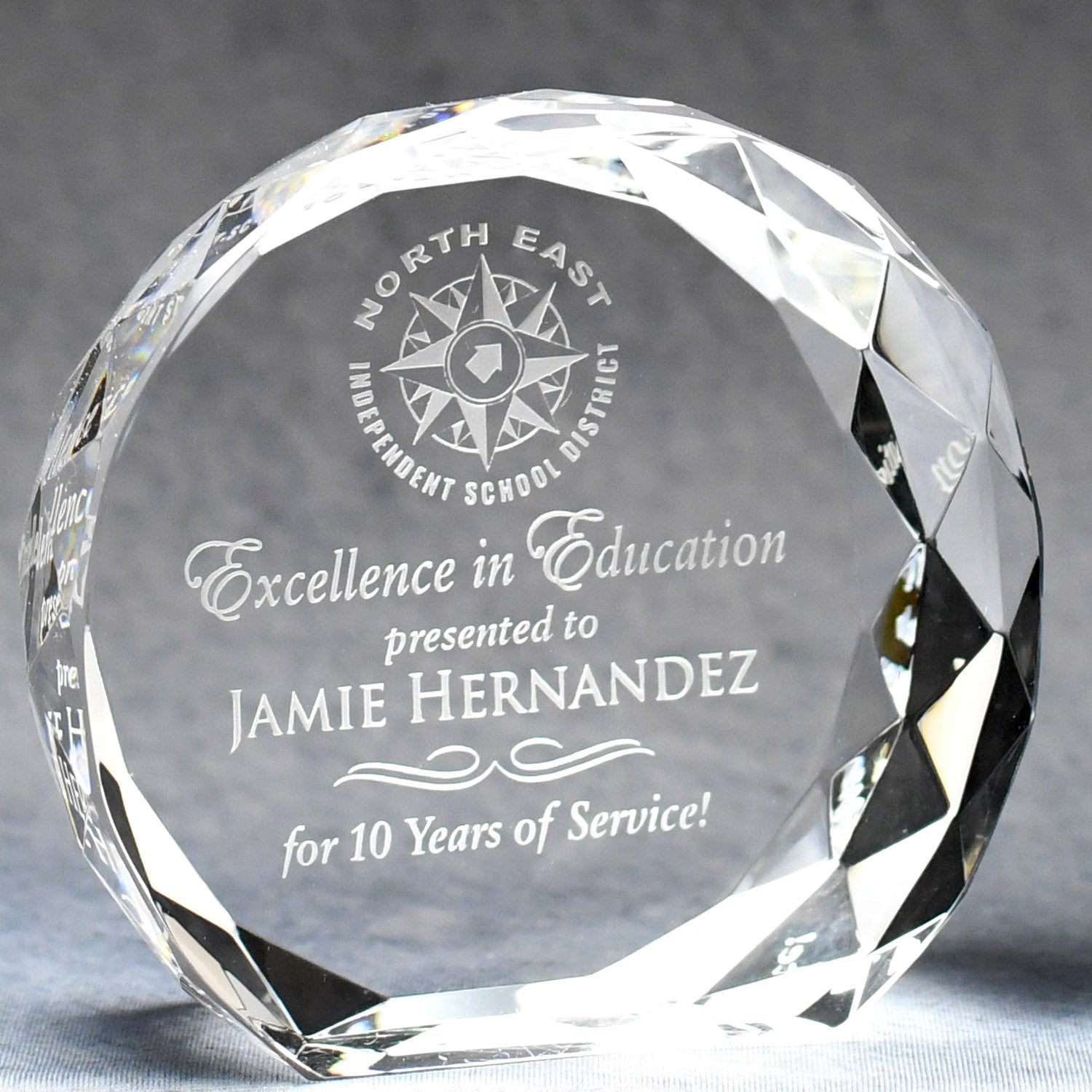 Multi-Faceted Lead Crystal Paperweight | Alliance Awards LLC.