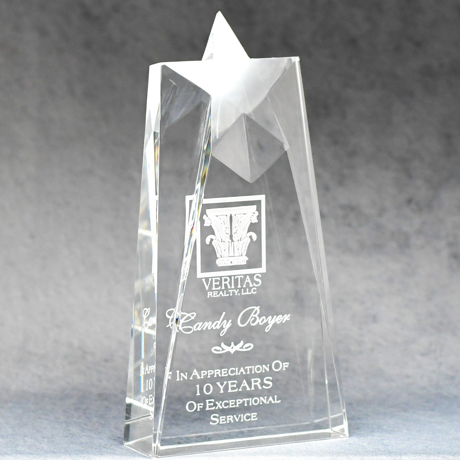 Mega Star Optic Crystal | Alliance Awards LLC.