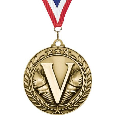 Wreath Antique Medallion - Victory | Alliance Awards LLC.