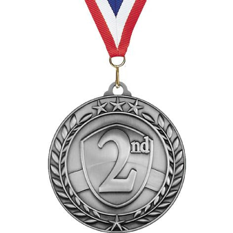 Wreath Antique Medallion - Gold, Silver, Bronze | Alliance Awards LLC.