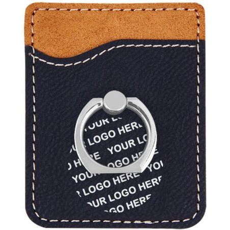 Leatherette Phone Wallet With Ring | Alliance Awards LLC.