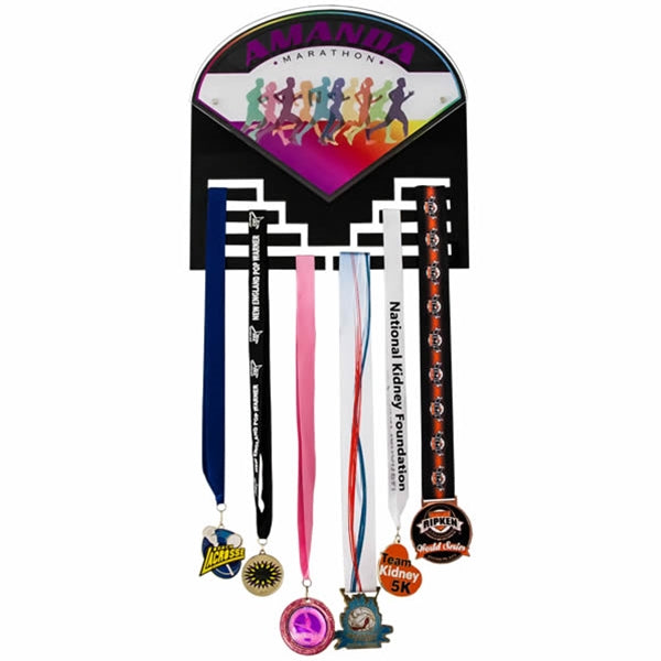 Custom Medallion Ribbon Display (Steps) | Alliance Awards LLC.