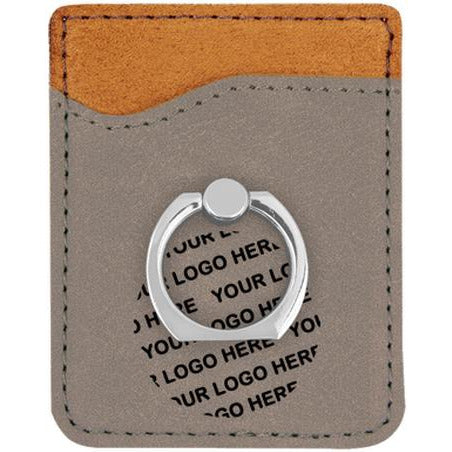 Leatherette Phone Wallet With Ring | Alliance Awards LLC.