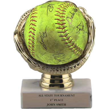 Commemorative Softball Display Award | Alliance Awards LLC.