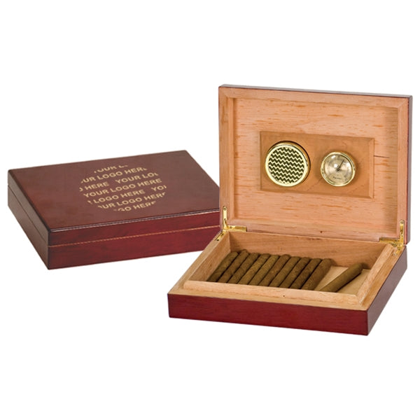 Rosewood Piano Finish Humidor | Alliance Awards LLC.