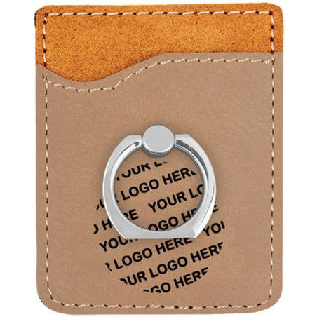 Leatherette Phone Wallet With Ring | Alliance Awards LLC.
