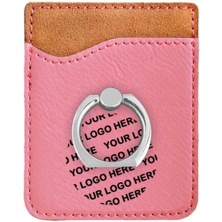 Leatherette Phone Wallet With Ring | Alliance Awards LLC.