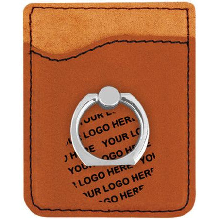 Leatherette Phone Wallet With Ring | Alliance Awards LLC.